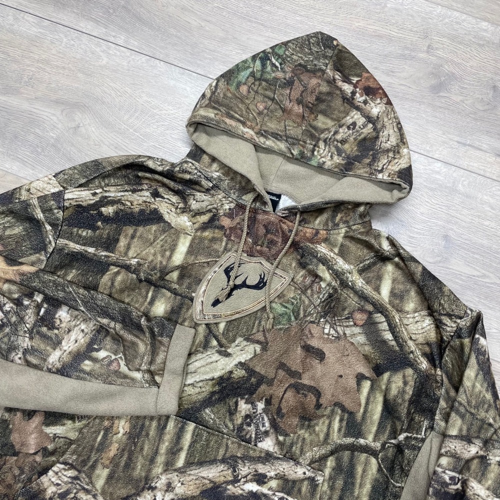 Scent Blocker Hoodie Mens XL Camo Mossy Oak Break Up Infinity Fleece Hunting
